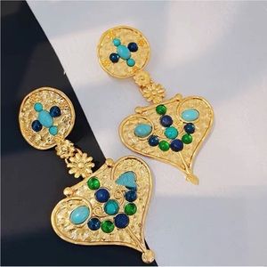 KTF Vintage Turquoise Drop Earrings